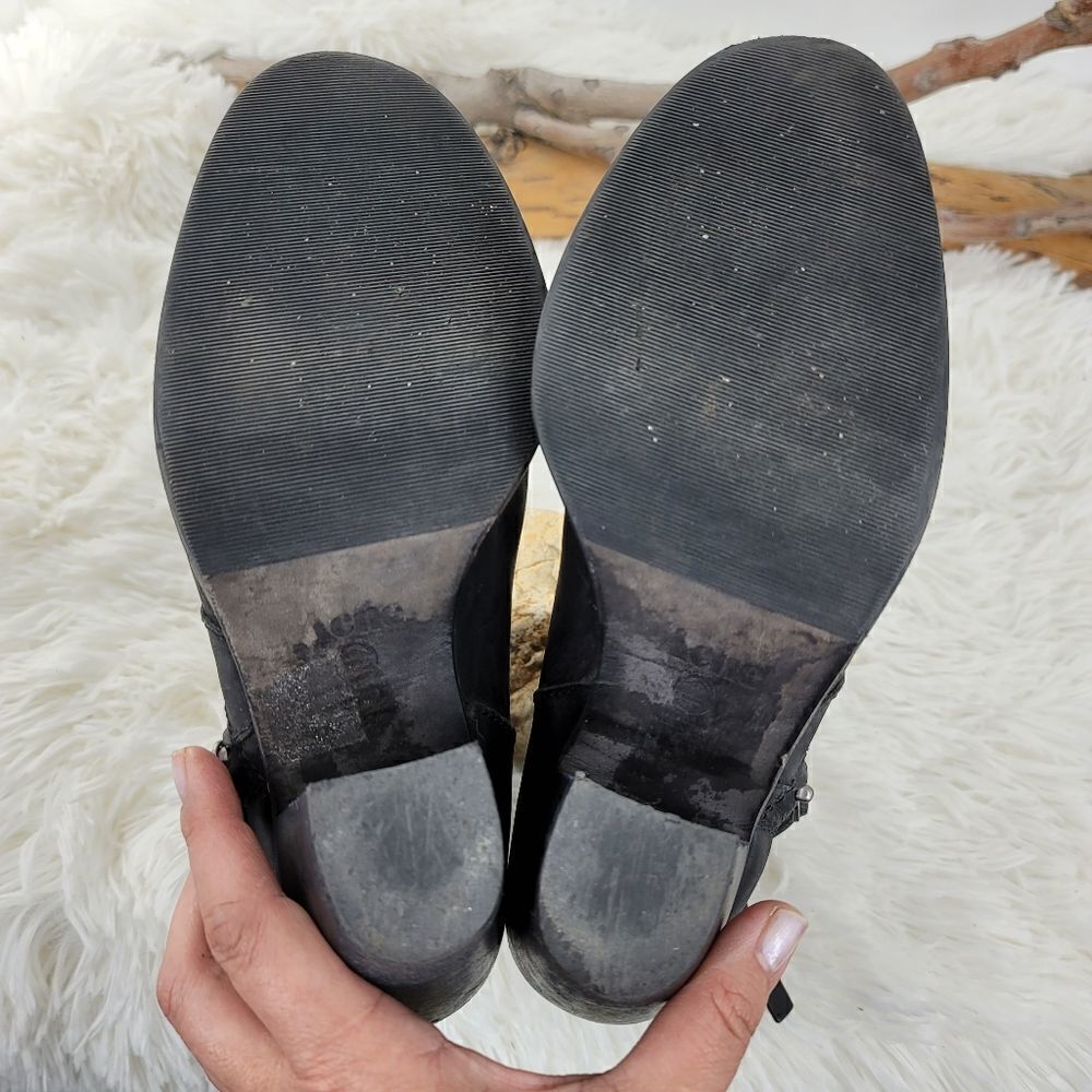 Acne studios pistol short leather boots black - Picture 10 of 11